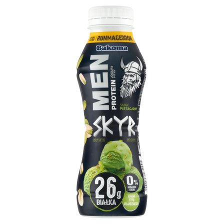 Bakoma Men Jogurt pitny skyr smak pistacjowy 300 g (1)