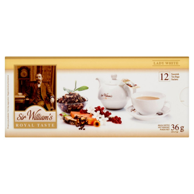 Sir William's Royal Taste Lady White Herbata 36 g (12 saszetek) (1)