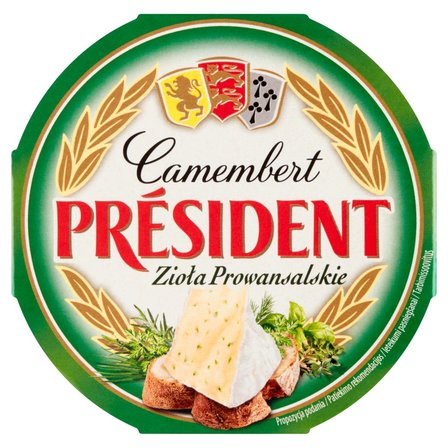 Président Ser Camembert zioła prowansalskie 120 g (1)