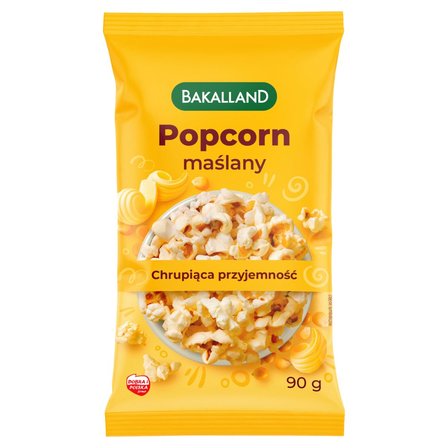 Bakalland Popcorn maślany 90 g (1)