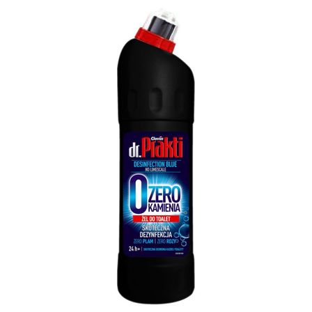 Dr.Prakti Żel do toalet WC Zero kamienia Desinfection Blue 750 ml (1)