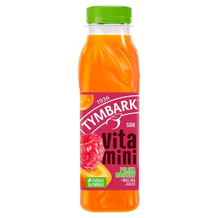 Tymbark Vitamini Sok polska marchew + malina jabłko 300 ml (1)