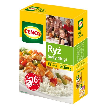 Cenos Ryż biały długi 800 g (8 torebek) (2)