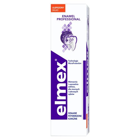 elmex Enamel Professional terapeutyczna pasta do zębów ochrona szkliwa 75 ml (1)