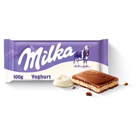 Milka Czekolada mleczna z nadzieniem jogurtowym 100 g (6)