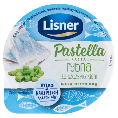 Lisner Pastella Pasta rybna ze szczypiorkiem 80 g (1)
