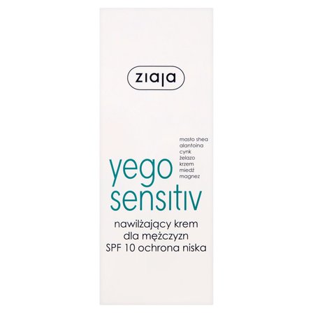 Ziaja Yego Sensitiv Nawilżający krem dla mężczyzn 50 ml (1)