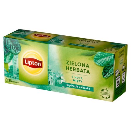 Lipton Zielona herbata z nutą mięty 32,5 g (25 torebek) (2)