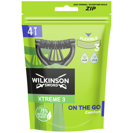 WILKINSON 4x Maszynka Xtreme 3 Comfort On The Go (1)