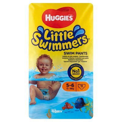 Huggies Little Swimmers Majteczki do pływania 5-6 12-18 kg 11 sztuk (1)