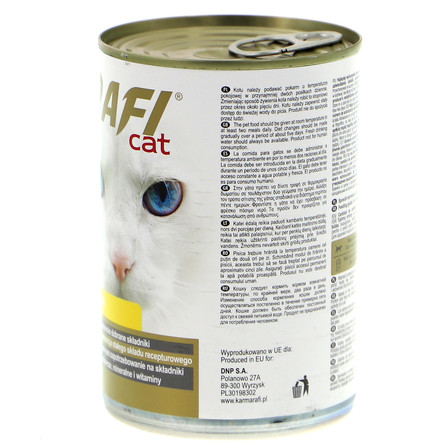 RAFI CAT KARMA DLA KOTÓW Z DROBIEM 415G (2)