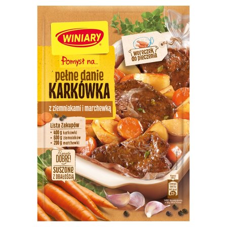 Winiary Pomysł na... Pełne danie Karkówka z ziemniakami i marchewką 30 g (1)