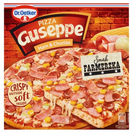 Dr. Oetker Guseppe Pizza z szynką i salami chorizo 400 g (1)