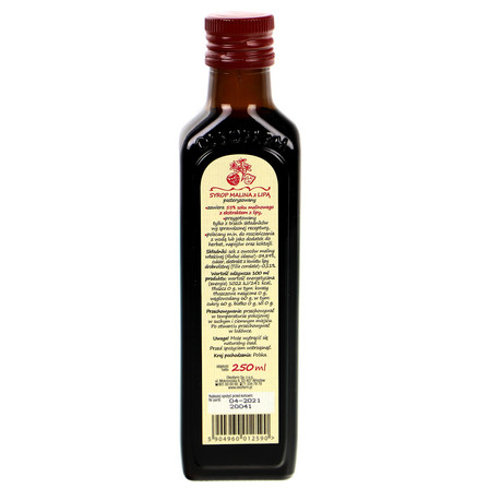 OLEOFARM SYROP MALINA Z LIPĄ 250ML (6)