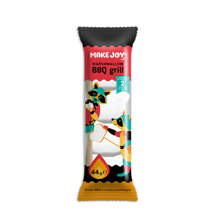 MAKE JOY BBQ GRILL PIANKI O SMAKU WANILIOWYM MARSHMALLOW 44G (1)