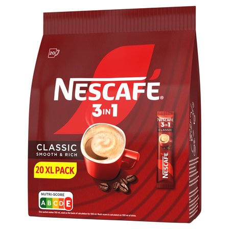 Nescafé 3in1 Classic Rozpuszczalny napój kawowy 165 g (10 x 16,5 g) (2)