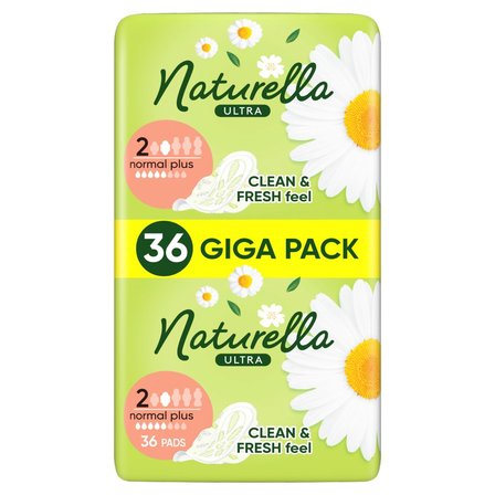 Naturella Ultra Normal Plus Rozmiar 2 Podpaski ze skrzydełkami × 36 (1)