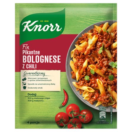 Knorr Fix pikantne bolognese z chili 46 g (1)