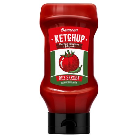Dawtona Ketchup bardzo pikantny z jalapeño 450 g (1)