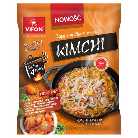 Vifon Zupa z nudlami o smaku kimchi 105 g (1)