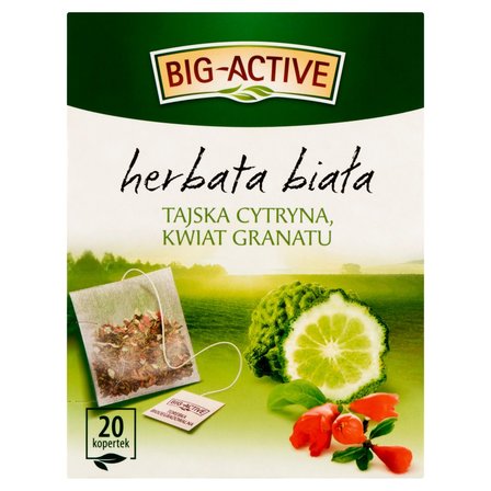 Big-Active Herbata biała tajska cytryna kwiat granatu 30 g (20 x 1,5 g) (1)