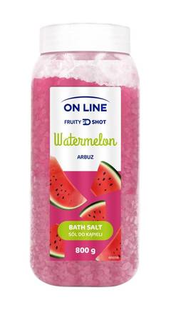 On Line Fruity Shot Sól do kąpieli Watermelon (Arbuz) 800g (1)