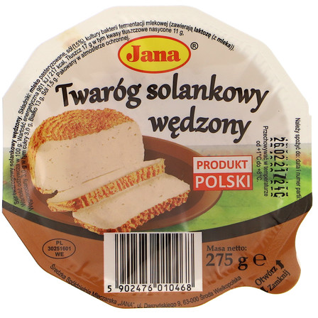 JANA TWARÓG SOLANKOWY WĘDZONY  275G (1)