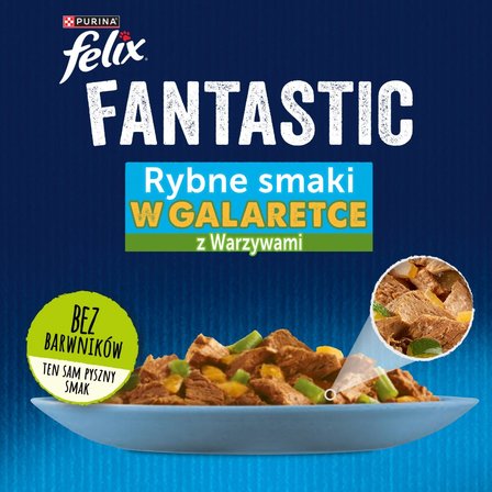 Felix Fantastic Karma dla kotów wybór smaków w galaretce 340 g (4 x 85 g) (3)