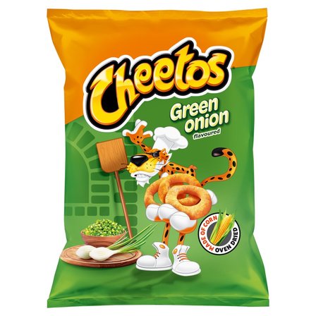 Cheetos Chrupki kukurydziane o smaku zielonej cebulki 130 g (1)