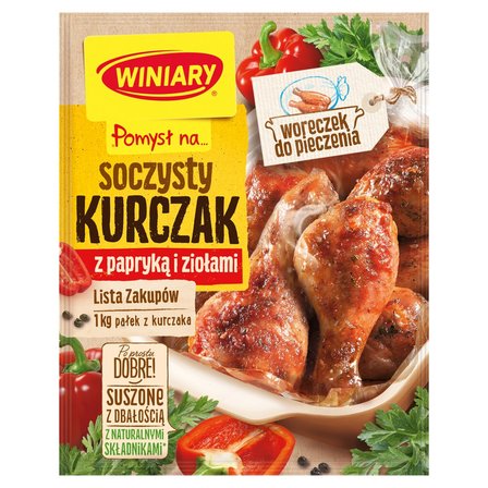 Winiary Pomysł na... Soczysty kurczak z papryką i ziołami 28 g (2)