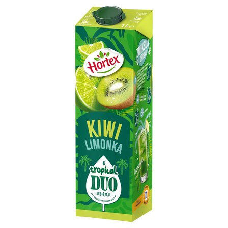 Hortex Tropical Duo Napój wieloowocowy z kiwi i limonką 1 l (1)