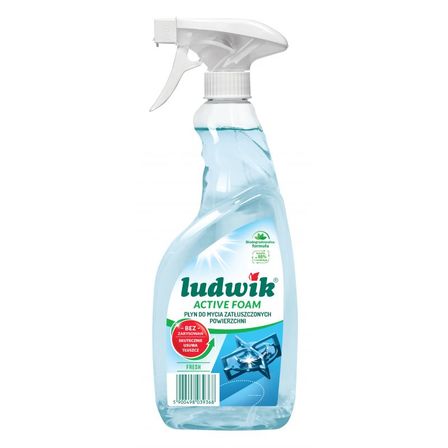 LUDWIK Płyn do mycia zatłuszczonych powierzchni Active Foam Fresh 600 ml (1)