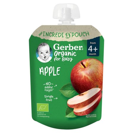 Gerber Organic Jabłko po 4. miesiącu 80 g (1)