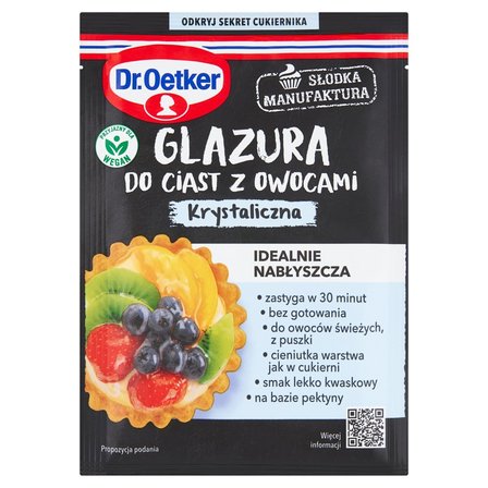 Dr. Oetker Słodka Manufaktura Glazura do ciast z owocami krystaliczna 10 g (1)