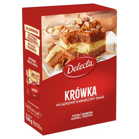 Delecta Krówka mieszanka do domowego wypieku ciasta 530 g (1)