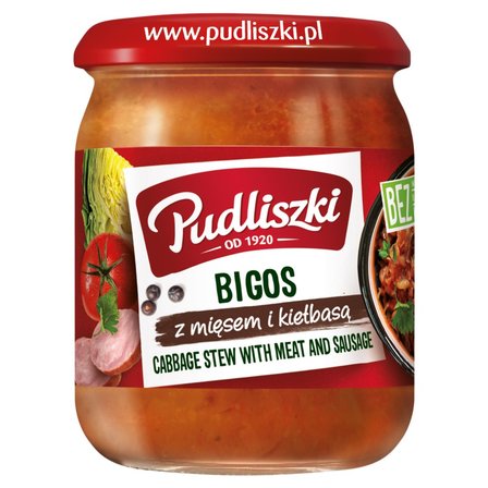 Pudliszki Bigos z mięsem i kiełbasą 500 g (1)