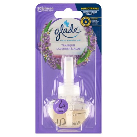 Glade Tranquil Lavender & Aloe Zapas do elektrycznego odświeżacza powietrza 20 ml (1)