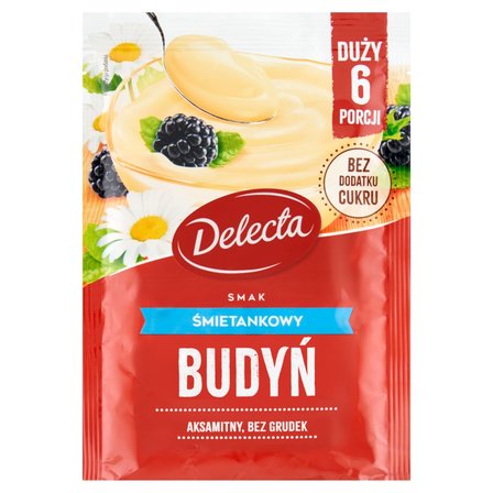 Delecta Budyń smak śmietankowy 64 g (1)