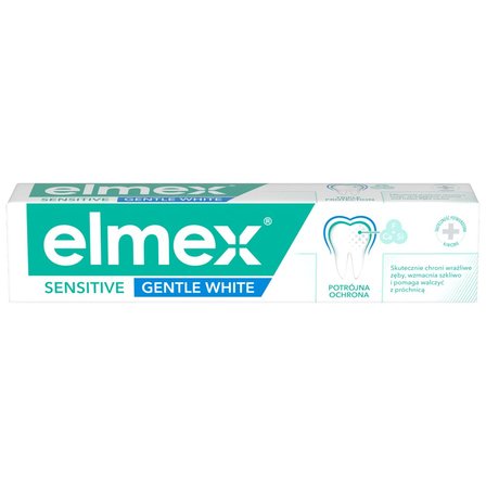 elmex Sensitive Whitening Pasta do zębów z aminofluorkiem 75 ml (1)