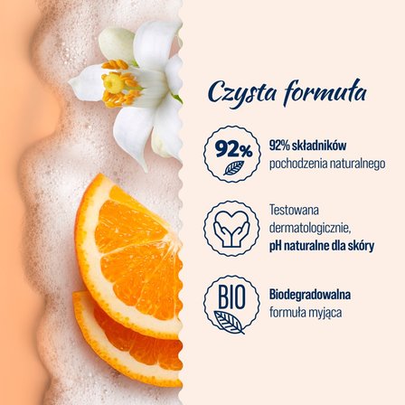 Le Petit Marseillais Kremowy żel pod prysznic kwiat pomarańczy bio 400 ml (3)
