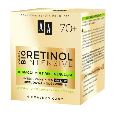 AA Retinol Intensive 70+ intensywny krem na noc odbudowa+odżywienie 50 ml (5)