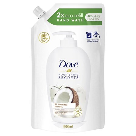Dove Restoring Ritual Pielęgnujące mydło w płynie zapas 500 ml (1)