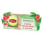 Lipton Zielona herbata z nutą truskawki & maliny 28 g (20 torebek) (3)