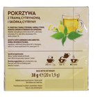 Loyd Herbatka ziołowa pokrzywa z trawą cytrynową i skórką cytryny 38 g (20 x 1,9 g) (4)