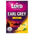 Loyd Lemon Earl Grey Herbata czarna aromatyzowana o smaku cytrynowym 90 g (60 x 1,5 g) (1)
