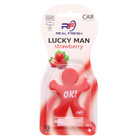 REAL FRESH LUCKY MAN zapach samochodowy truskawka (1)