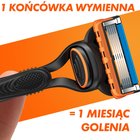 Gillette Fusion5 Maszynka do golenia dla mężczyzn, 1 maszynka, 2 ostrza wymienne (4)