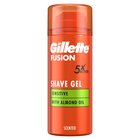 Gillette Fusion Żel do golenia z olejkiem migdałowym, do skóry wrażliwej, 75 ml (1)