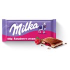 Milka Czekolada mleczna z nadzieniem o smaku malinowym 100 g (6)