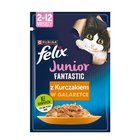 Felix Fantastic Junior Karma dla kociąt kurczak w galaretce 85 g (2)